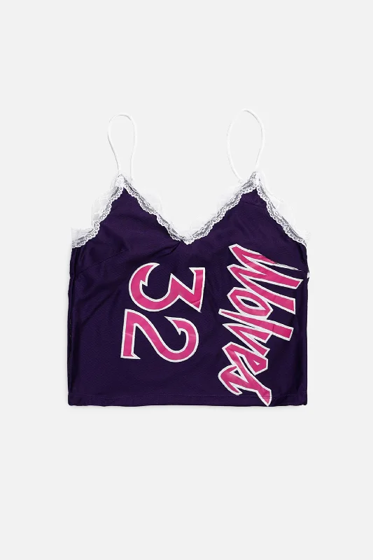 Rework Minnesota Timberwolves NBA Lace Tank - S relaxed fit tank