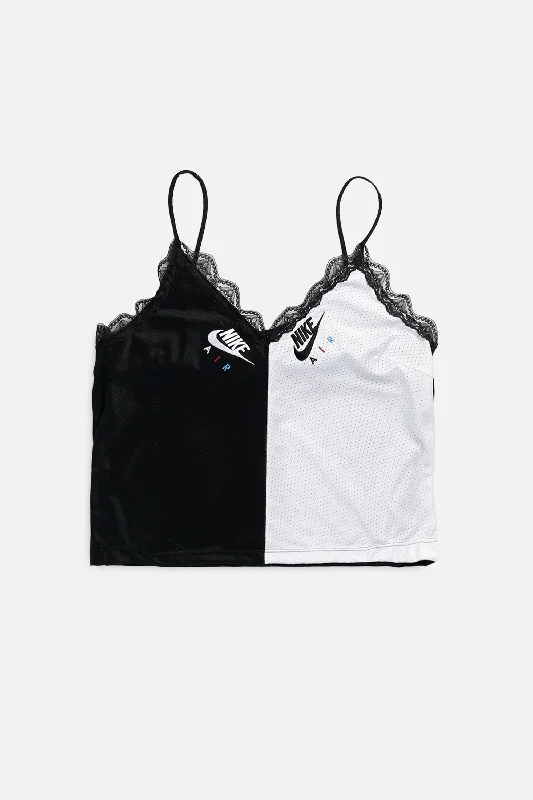 Rework Nike Air Lace Tank - L slim fit tank