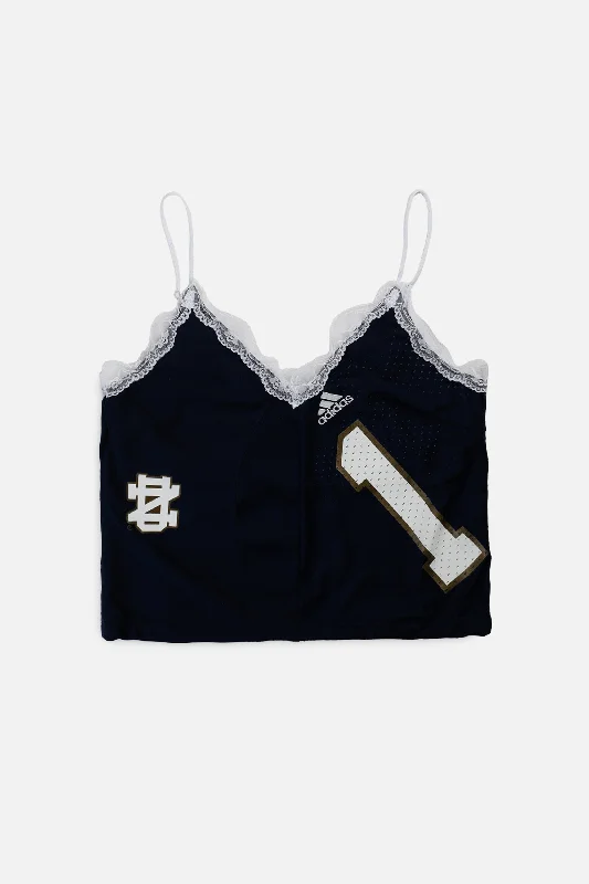 Rework Notre Dame Fighting Irish NCAA Lace Tank - M bold tank top