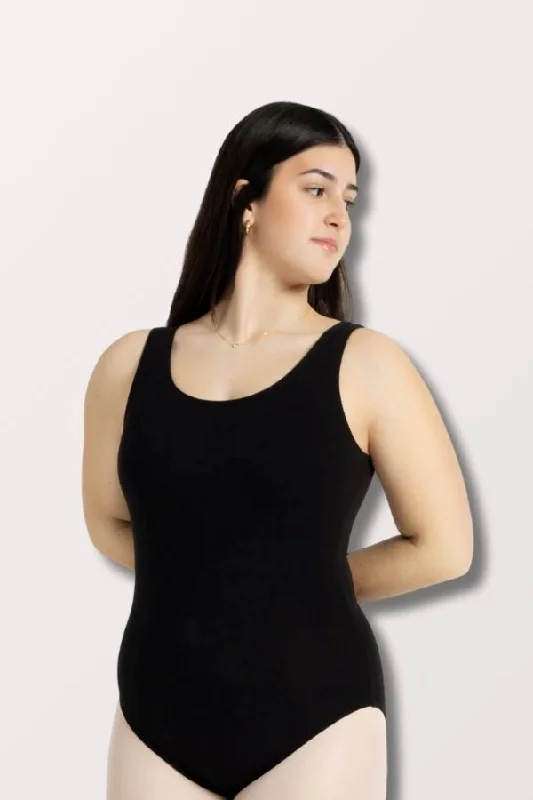 Adult Tank Leotard - Black cozy tank top