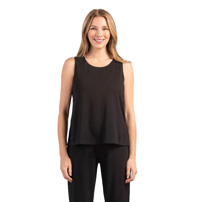 Habitat "Travel Core" Soft Knit Tank in Black - 55901-BK adorable tank top