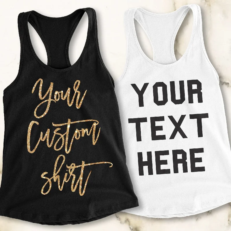 Cosybreezee - Custom Tank Top for Women - Personalized Style and Color Options playful tank top