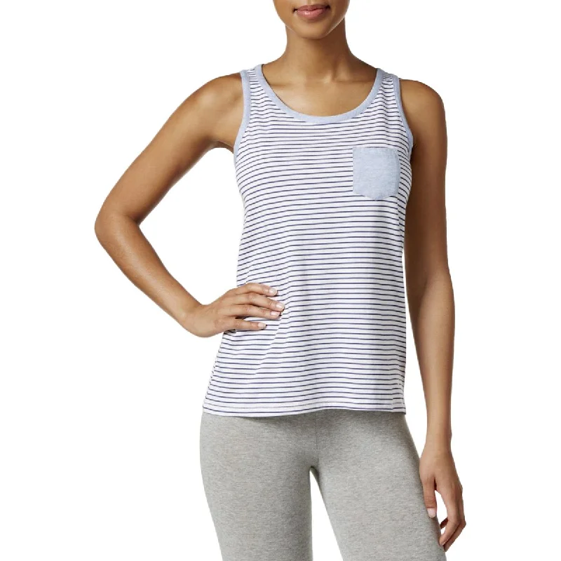 Nautica Womens Sail Away Striped Scoop Neck Sleep Tank seamless tank top