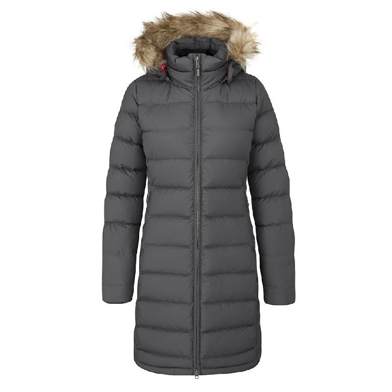 Rab Women's Deep Cover Parka Faux Fur Hooded Parka