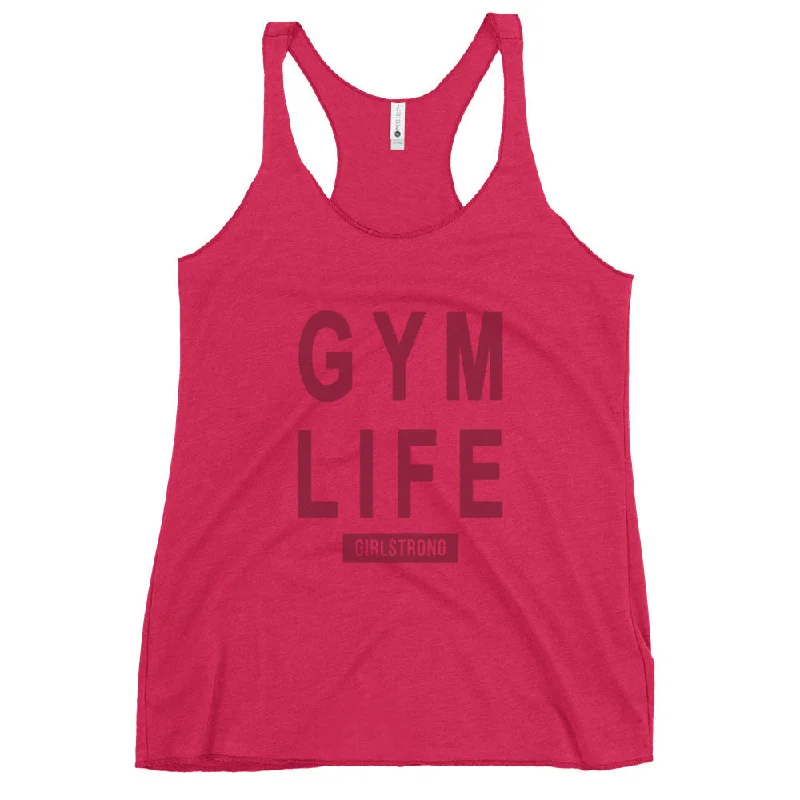 ELEVATED SCULPT RACERBACK PINK TANK TOP FOR WOMEN - GYM LIFE cozy tank top