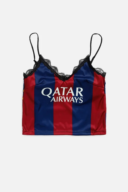 Rework Barcelona Soccer Lace Tank- XS seamless tank top