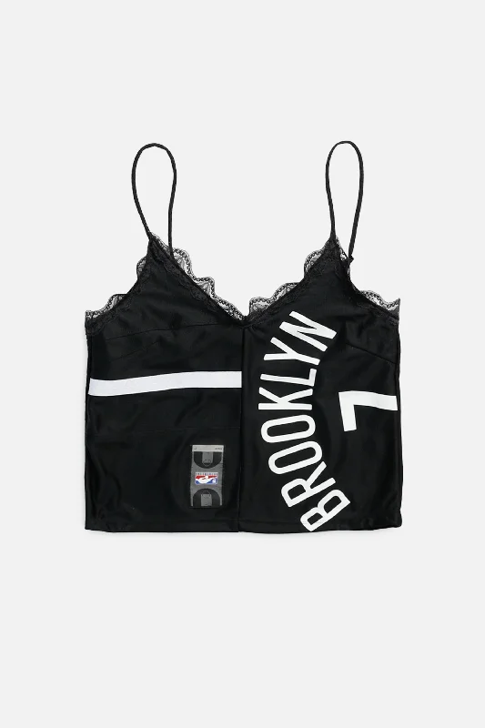 Rework Brooklynn Nets NBA Lace Tank - S summer tank top