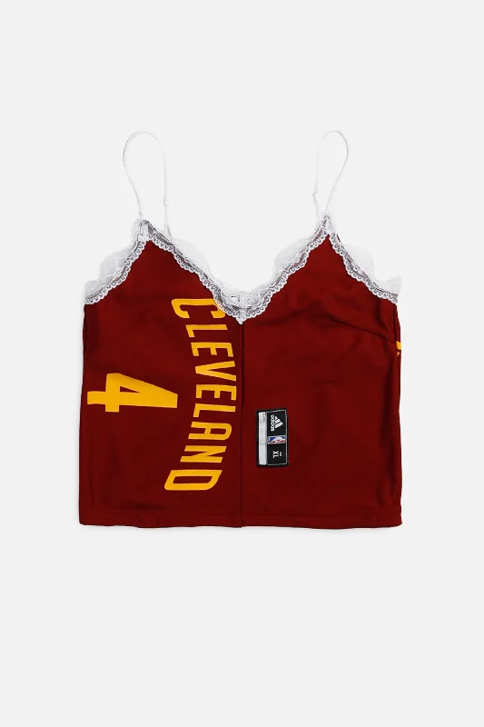 Rework Cleveland Cavaliers NBA Lace Tank - S black tank top