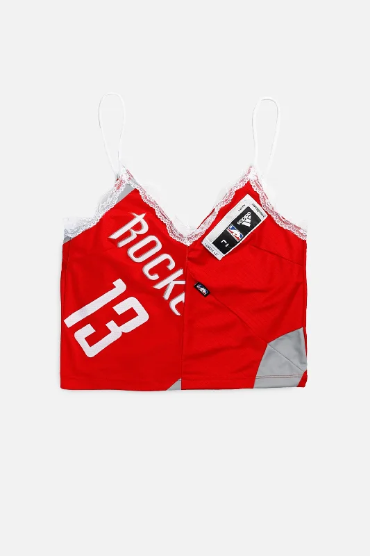 Rework Houston Rockets NBA Lace Tank - S gold tank top