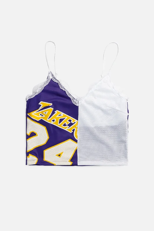 Rework LA Lakers NBA Lace Tank - XS comfortable tank top