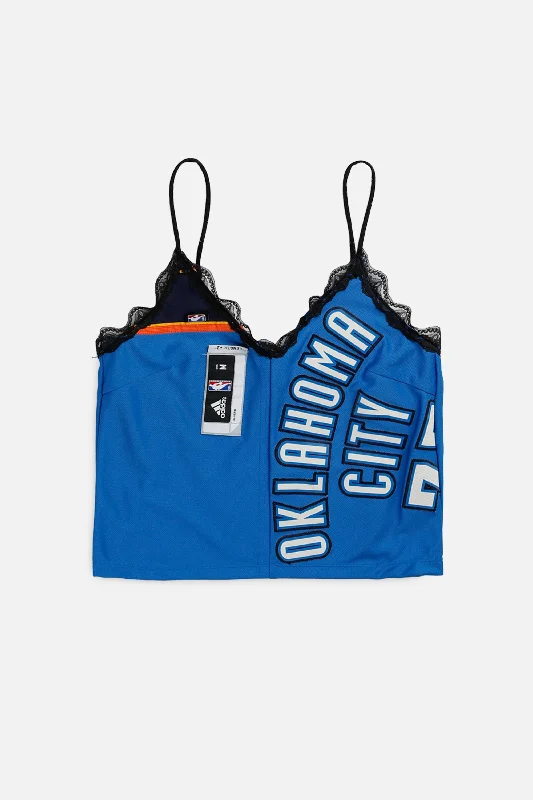 Rework Oklahoma City Thunder NBA Lace Tank -  M pastel tank top