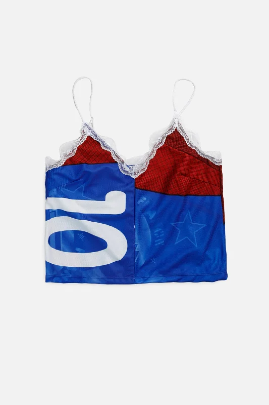 Rework Soccer Lace Tank - M modal blend tank