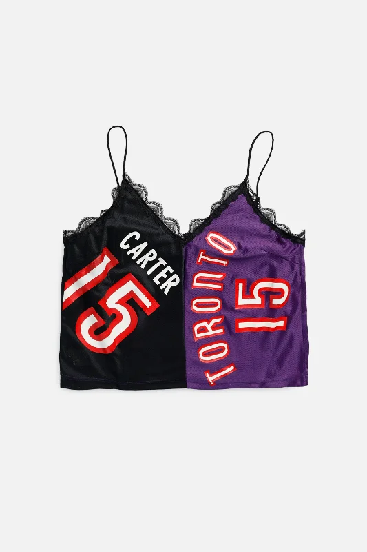 Rework Toronto Raptors NBA Lace Tank - XL sage tank top