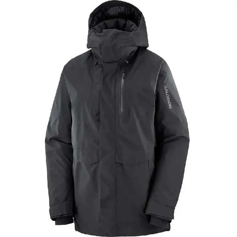 Salomon Women's Patroller Gore-Tex Down Parka Lightweight Windproof Parka Coat