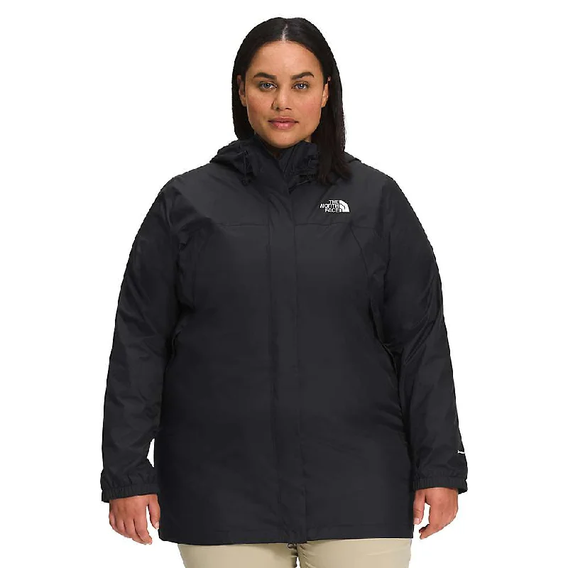 The North Face Women's Plus Antora Parka Warm Fur-Trimmed Parka