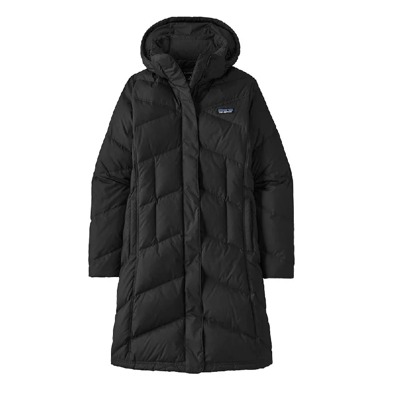 Women's Down With It Parka 2023  - Black Fashionable Mid-Length Parka