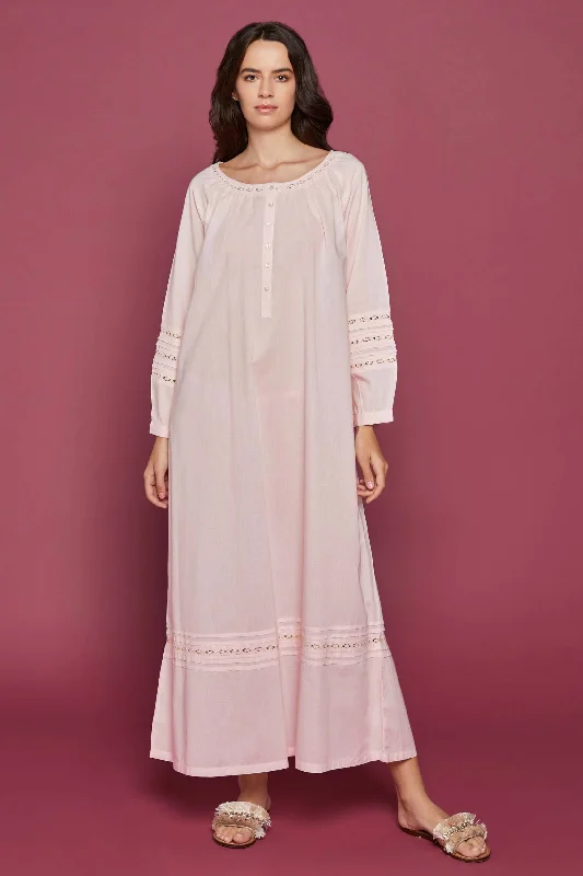 Nightdress Perach Pink Tunics Running lightweight