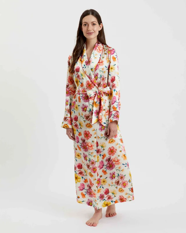 Women's Silk Dressing Gown - Jessica's Picnic Tunics Luxurious high-end